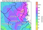 Flood Rainfall - 2011 Ipswich Flood